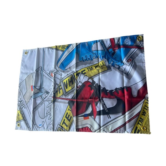 Off-White Jordan 1  2x3 Flag  Outdoor Polyester with Grommets - Picture 1 of 1
